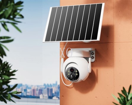 Câmara Vigilância Solar IP Rotativa 3MP Wi-Fi  XO-CR10
