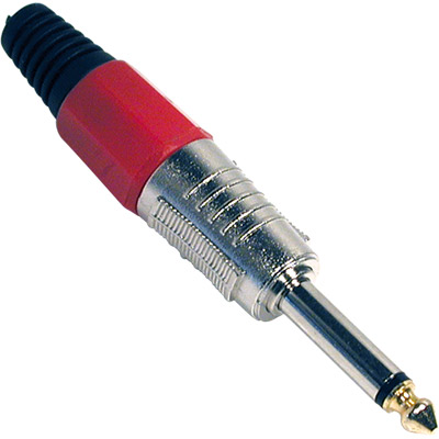 Ficha Jack 6,35mm Macho Mono Metal tipo Neutrik