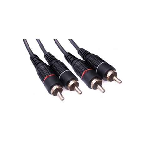 Cabo Audio 2x RCA Mch - 2 x RCA Mch 5mt