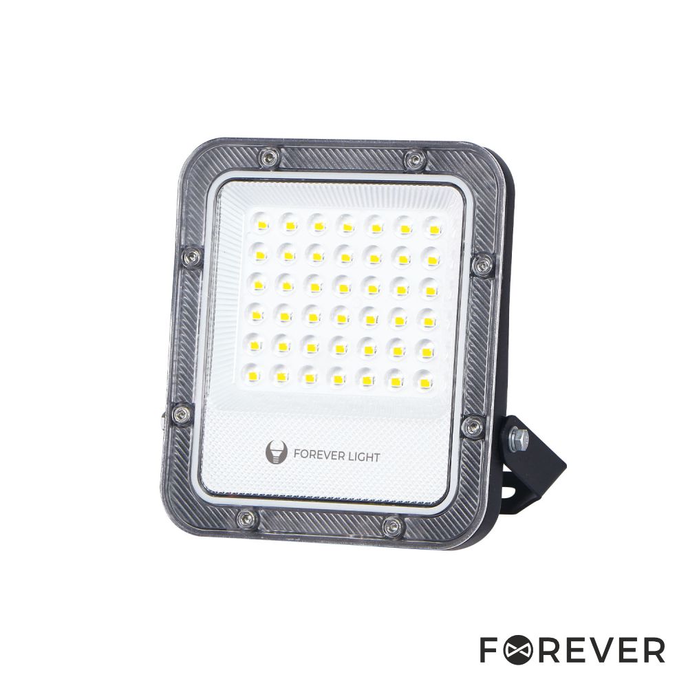 Foco LED 30W 230V 6500K 4500lm IP65 Preto FOREVER