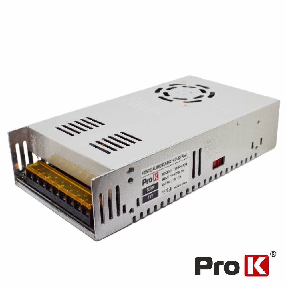FONTE ALIMENTACÃO INDUSTRIAL 12V  41.6A 500W