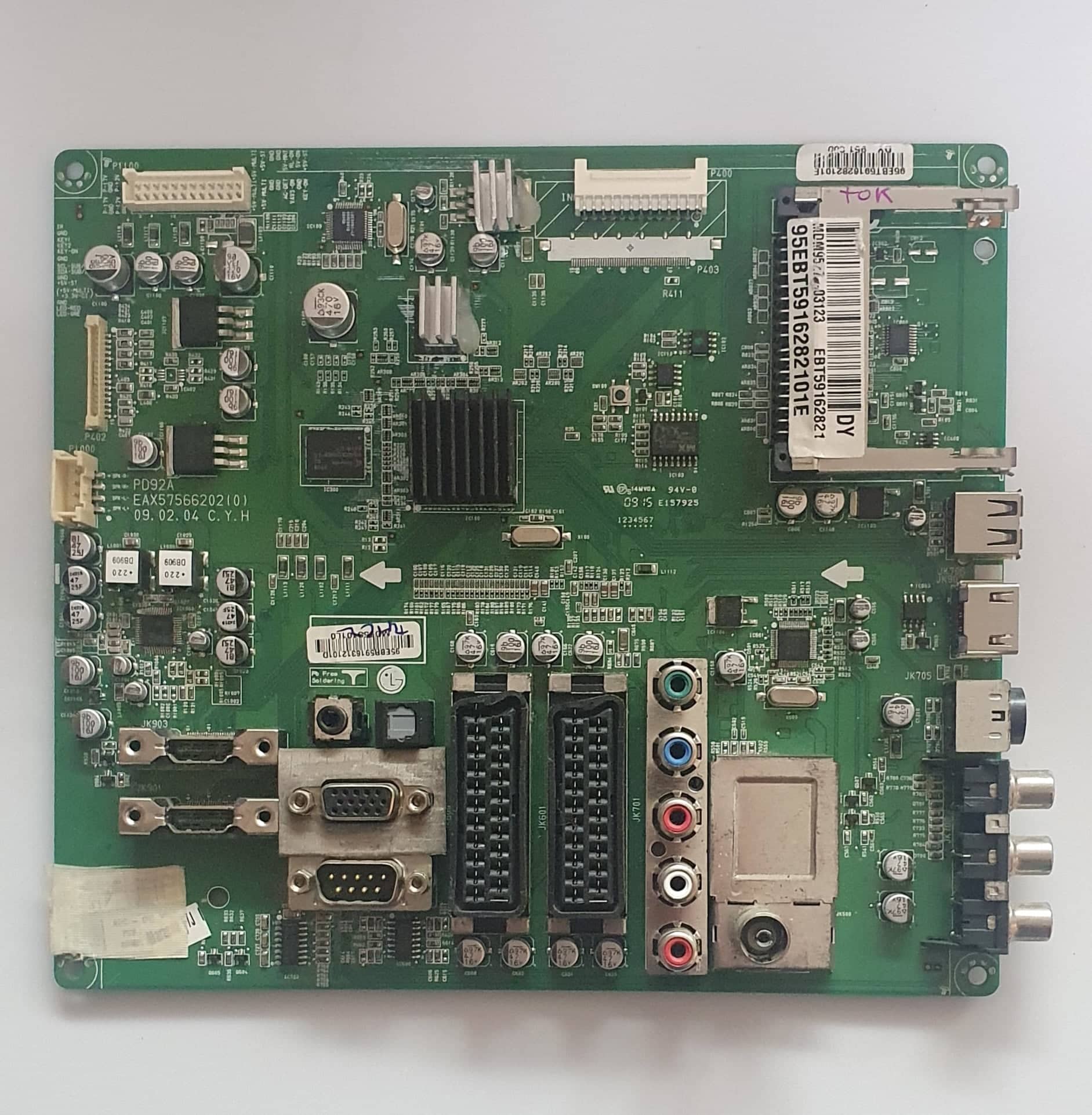 MAIN ASSY Model LG 42PQ3000 EBT59162821 - EBR5916312101D - usado