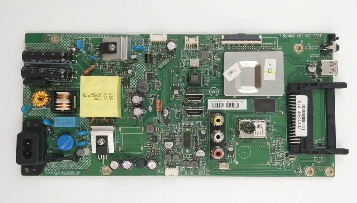 Main board Philips 32PHT4112/12 - 7715G9040-C01-C02-004T - 705TQHPL226 - Painel TPT315B5-AN10.S -  Usada