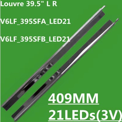 kit 2 Barras 21 Led´s  Samsung 40" UE40K5100 V6LF_395SFA-LED21 - V6LF_395SFB-LED21