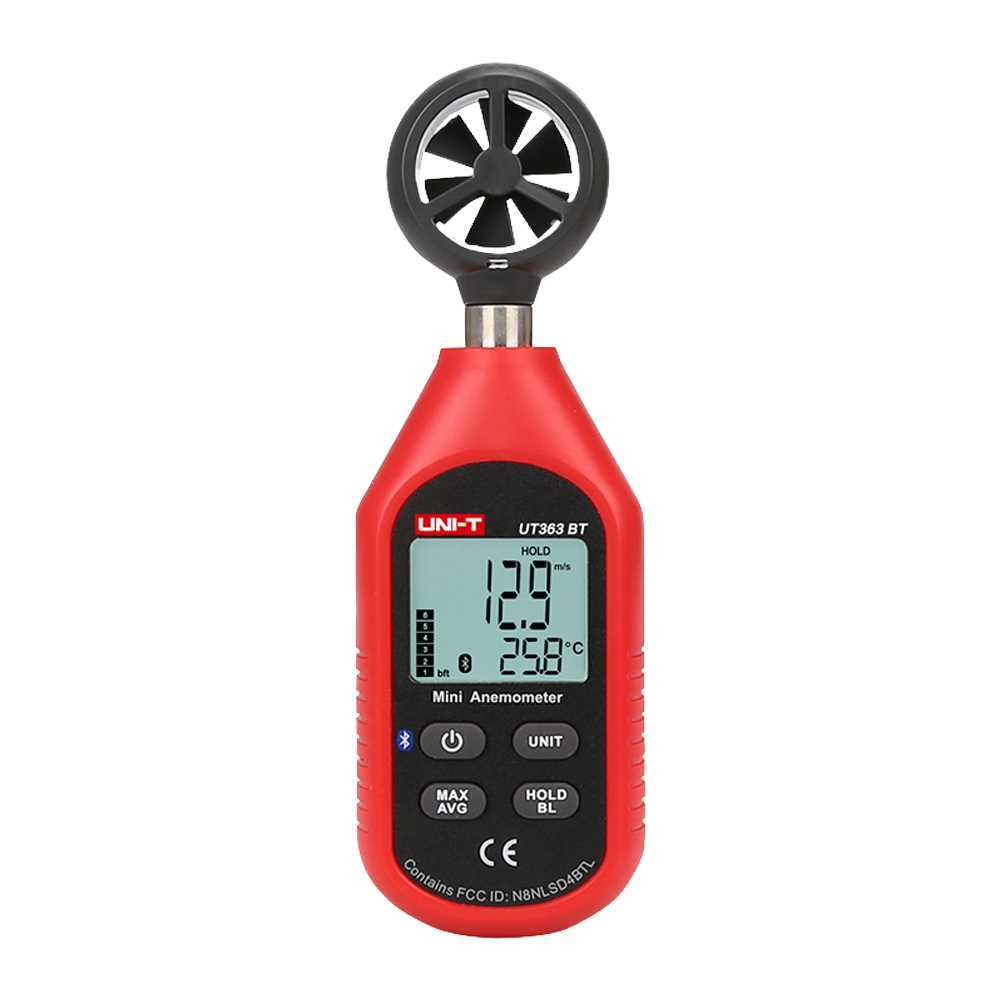 Anemómetro digital  UNI-T   -  UT363BT