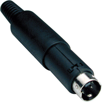 Ficha Mini DIN 4P (SVHS) Macho