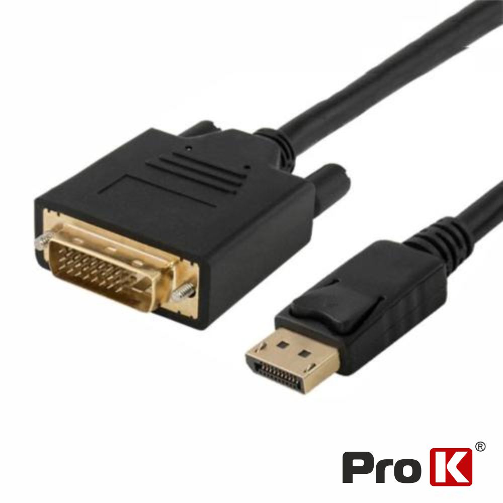 Cabo DisplayPort Macho / DVI-D Macho 1.8mt
