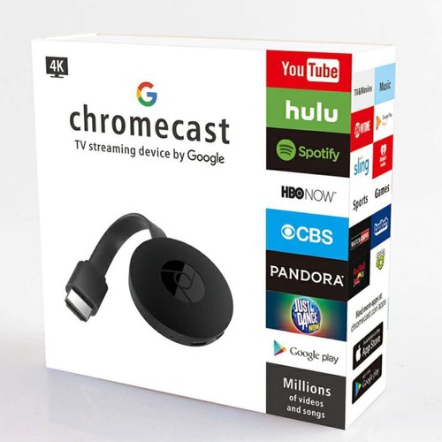 Transmissor Cromecast HDMI Wifi Dongle P/ Android e iOS