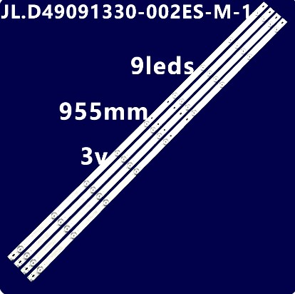 Kit 4 Barras LED 49" 9 led´s CHR-Z49E300030300904657REV1.1B - JL.D49091330-002ES-M-1 - 955mm