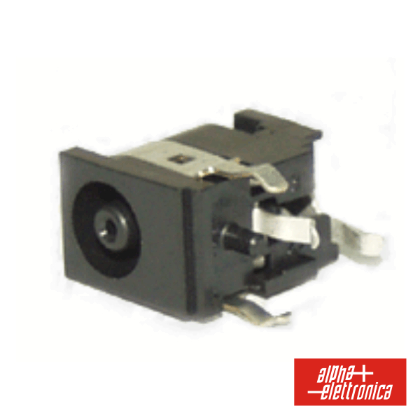 Ficha Dc soldar chassi  5,5x3mm + pino