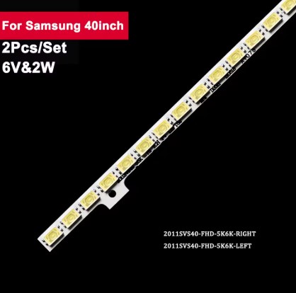 Kit 2 Barras Led 2011SVS40-FHD-5K6K-LEFT/RIGHT LED Back