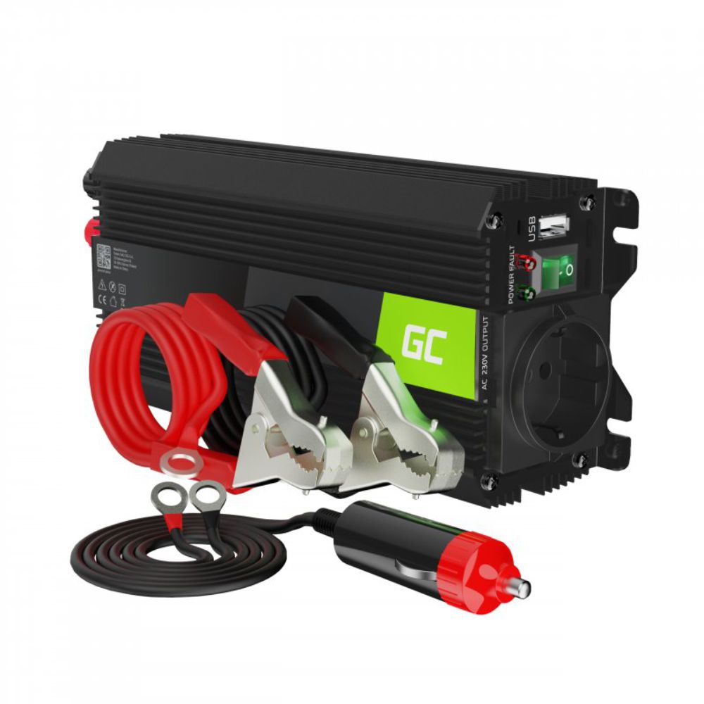 CONVERSOR 12V-230V 500W Onda Modificada GREEN CELL	