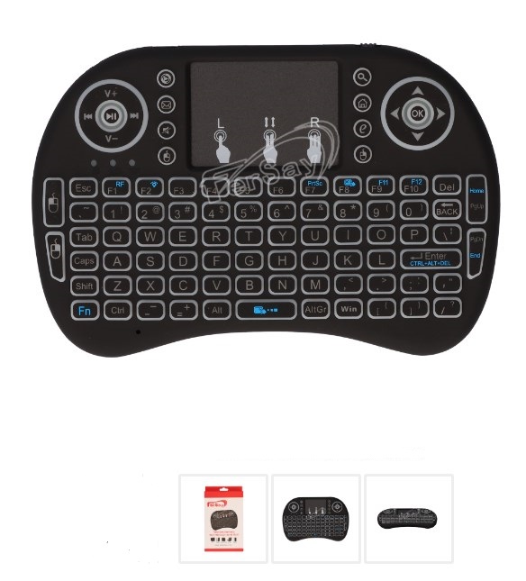 Mini Teclado c/ rato Touchpad s/ fios usb 2.4Ghz Fersay