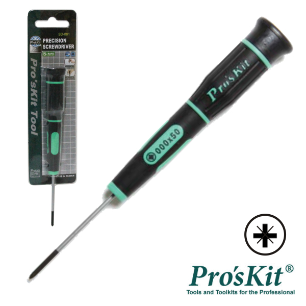 CHAVE ESTRELA / PHILIPS PZ #000X50MM DE PRECISÃO PROSKIT SD-081-Z1
