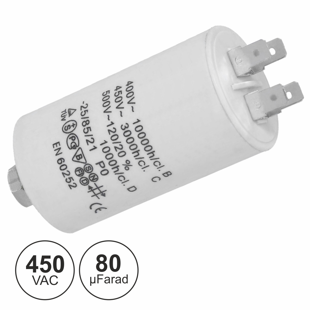 Condensador Arranque 80uF - 450V