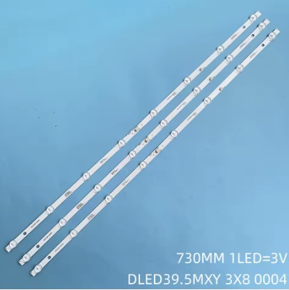 KIT 3 Barras 8 led´s 39.5" DLED39.5mxy 3x8 0004R/L - JH-385LB-4X8-JY -730mm