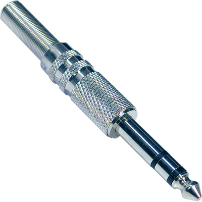 Ficha 6,35 Macho ST - Metal