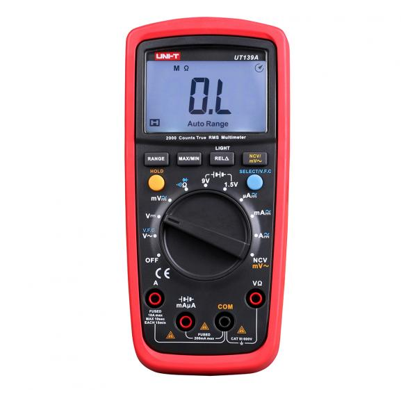 Multímetro Digital UT139A Escala Automática True RMS - UNI-T