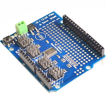 Módulo Controlador Servo PWM 16 Bits 16 Canais