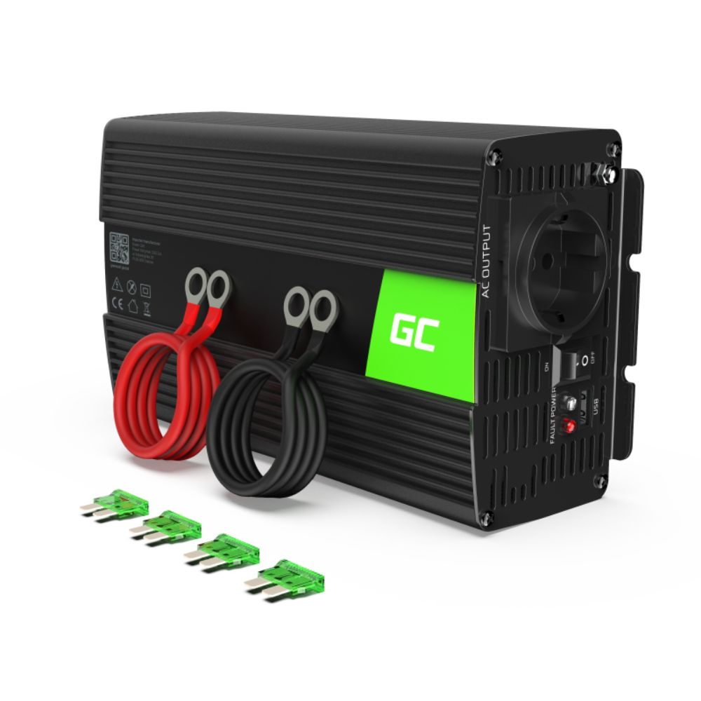 CONVERSOR 12V-230V 300W Onda Modificada GREEN CELL	