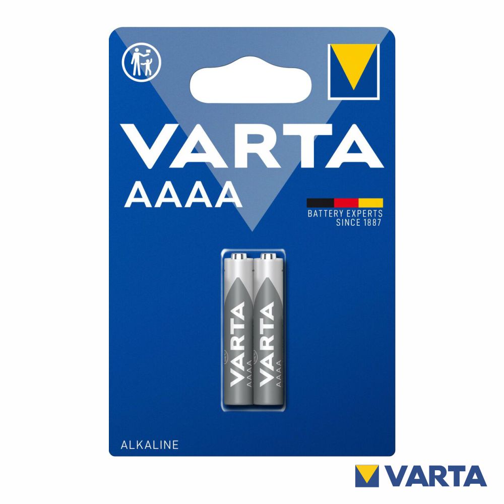PILHA ALCALINA  LR61 - AAAA - Varta  Blister 2