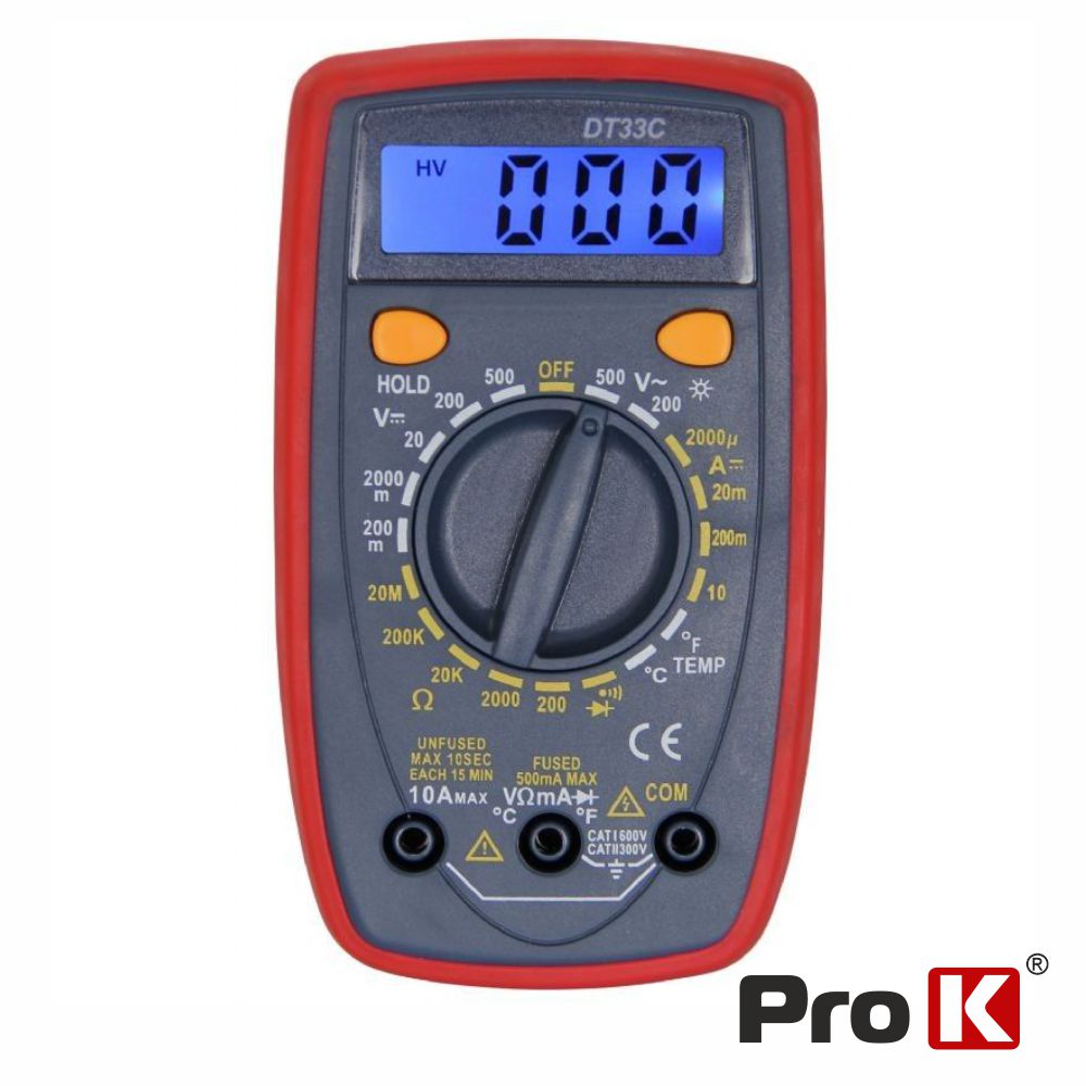 Multimetro Digital DT33C ProK
