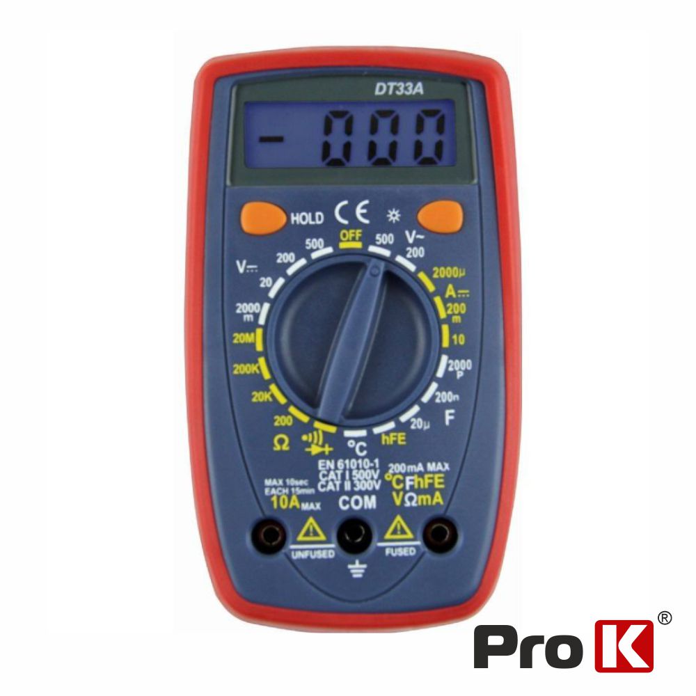 Multimetro Digital DT33A ProK