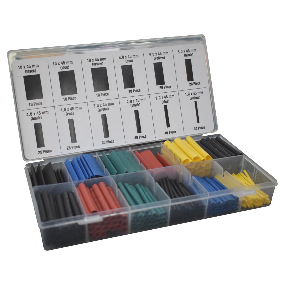 Kit Manga Termoretráctil Multicor 280pcs 4.5cm
