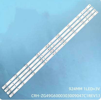 Kit 4 Barras LED 49" 9 led´s CRH-ZG49G600030300904C1REV1.1L - LB-C490U17-E60-L-G12-XRD1 - 924mm