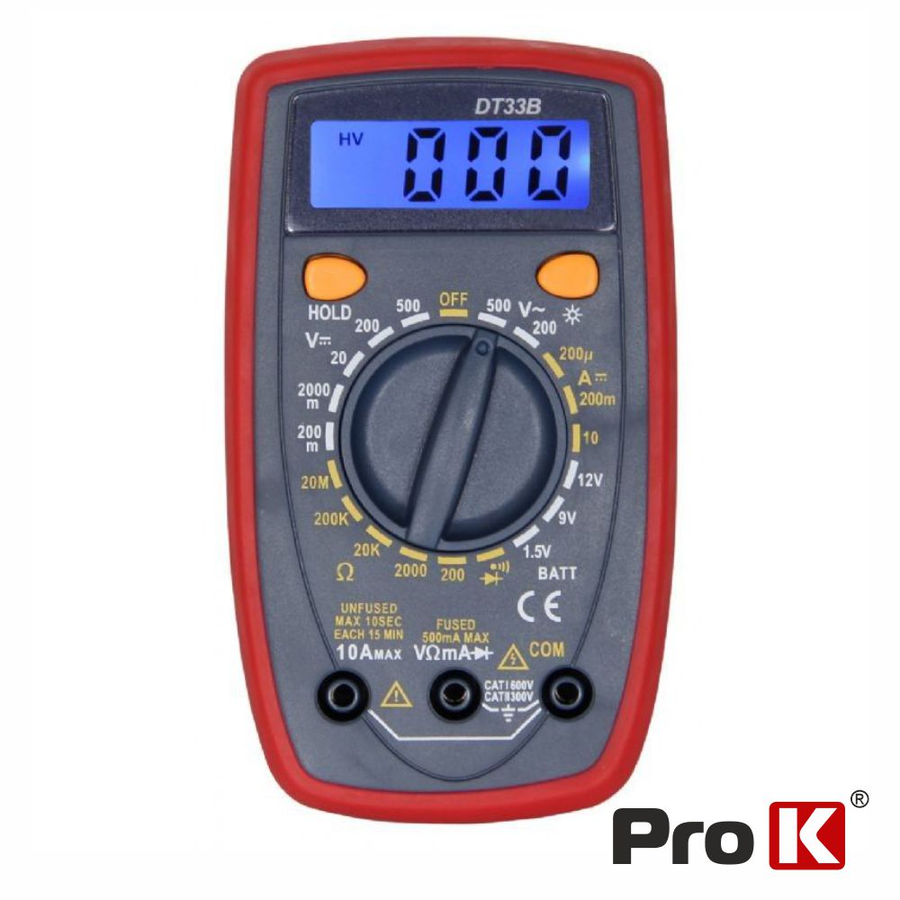 Multimetro Digital DT33B ProK