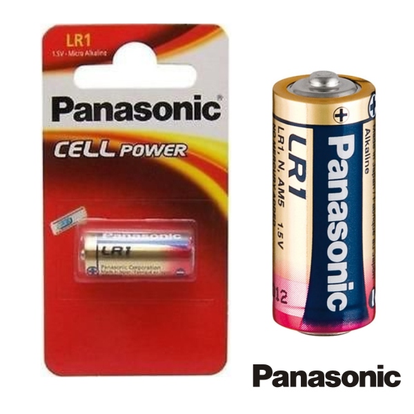 Pilha Alcalina 1.5V LR1 Panasonic