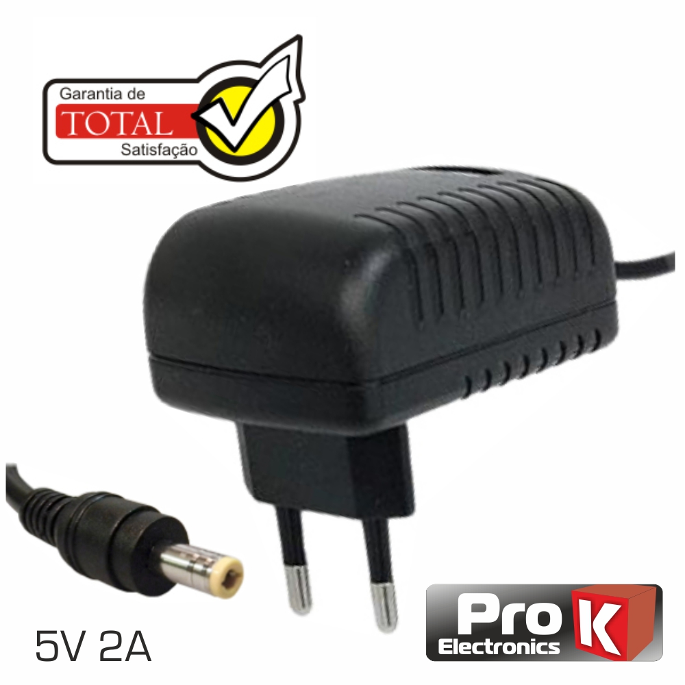 Alimentador Switching 5V 2A Ficha DC 5.5x2.1mm