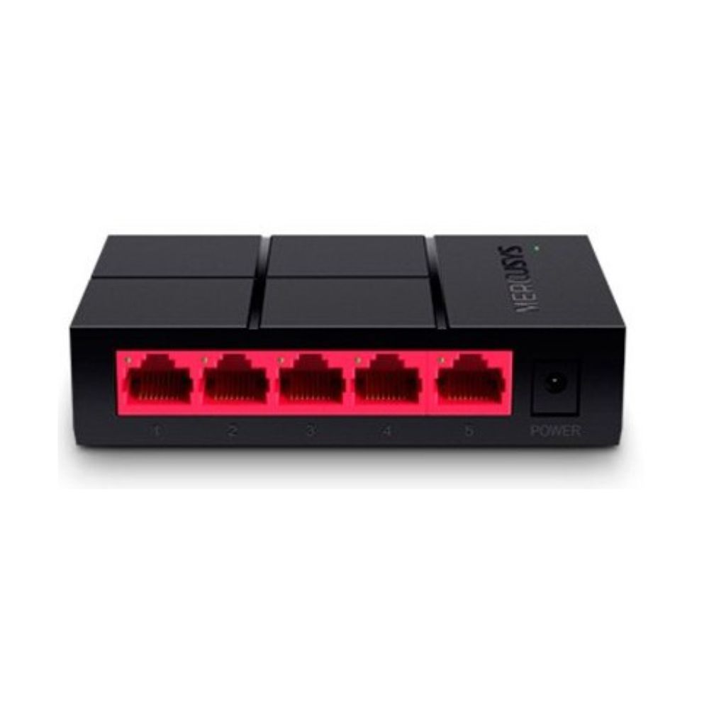 Switch de Rede Ethernet 5 Portas 1000Mbps  RJ45
