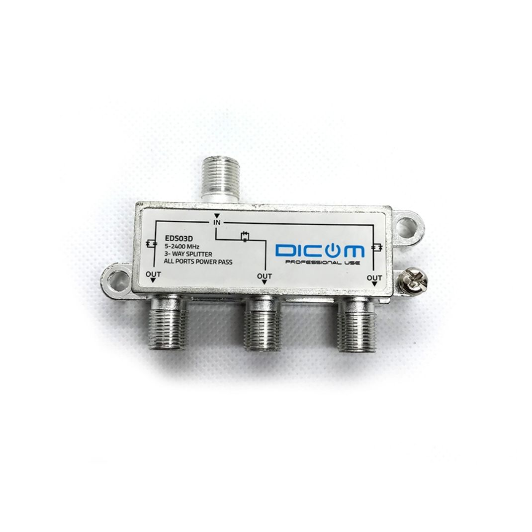 Repartidor TV/Satélite 3 Saídas 5-2150MHz