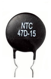 RESISTENCIA NTC 47D-15 40 Ohm  3A 15mm