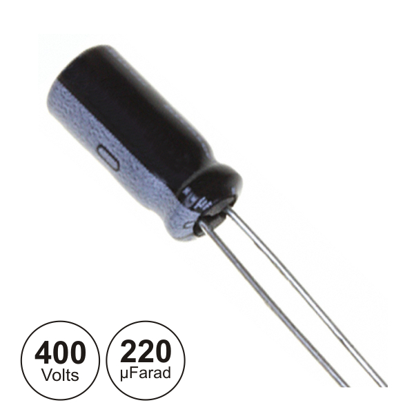 Condensador Electrolítico 105º - 220uF - 400V