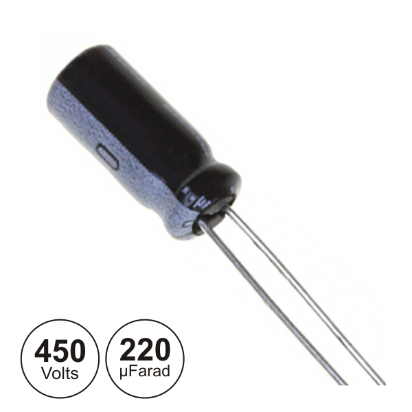 Cond. Electrolítico 105º  220uF 450V