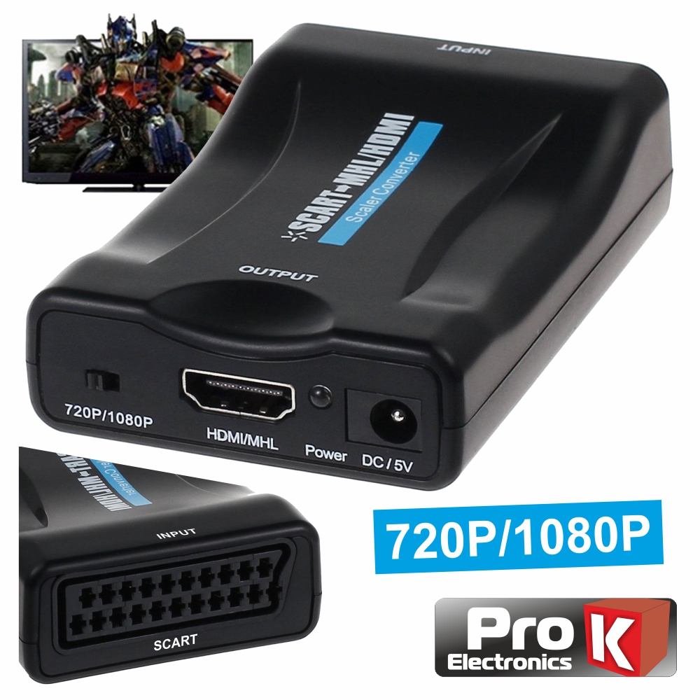 CONVERSOR SCART -> HDMI 720p/1080p