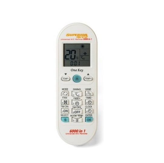 Telecomando universal  Ar Condicionado SUPERIOR AIRCO   "6000 IN  1"