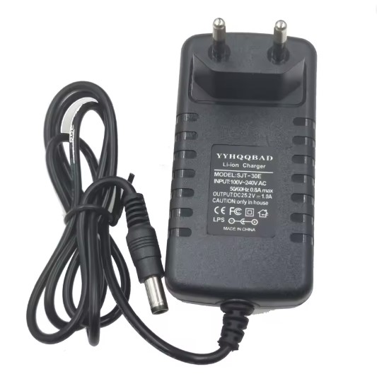 Carregador Aspirador 25.2V 1A Litio - Ficha 5.5x2.1mm