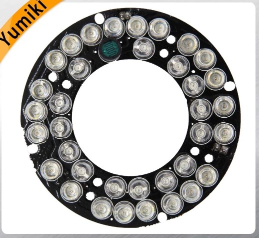 Modulo infravermelhos IR para câmeras de cctv visão noturna (diâmetro 60mm) para cs lente
