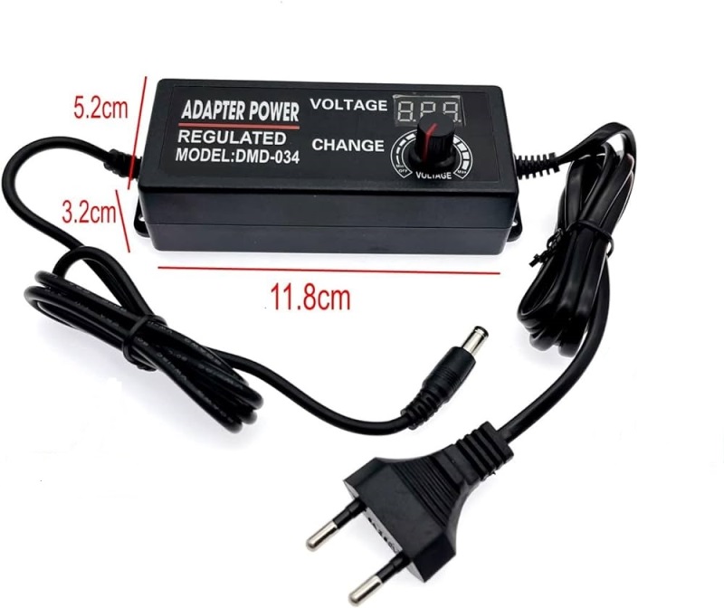 Alimentador Electronico Regulavel 3~24V 3A c/ display