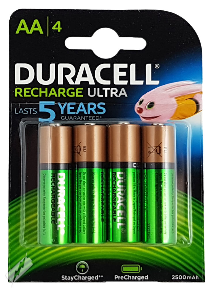 Pilha Recarregável R6 2500mAh 1,2V  (Blister 4) DURACELL