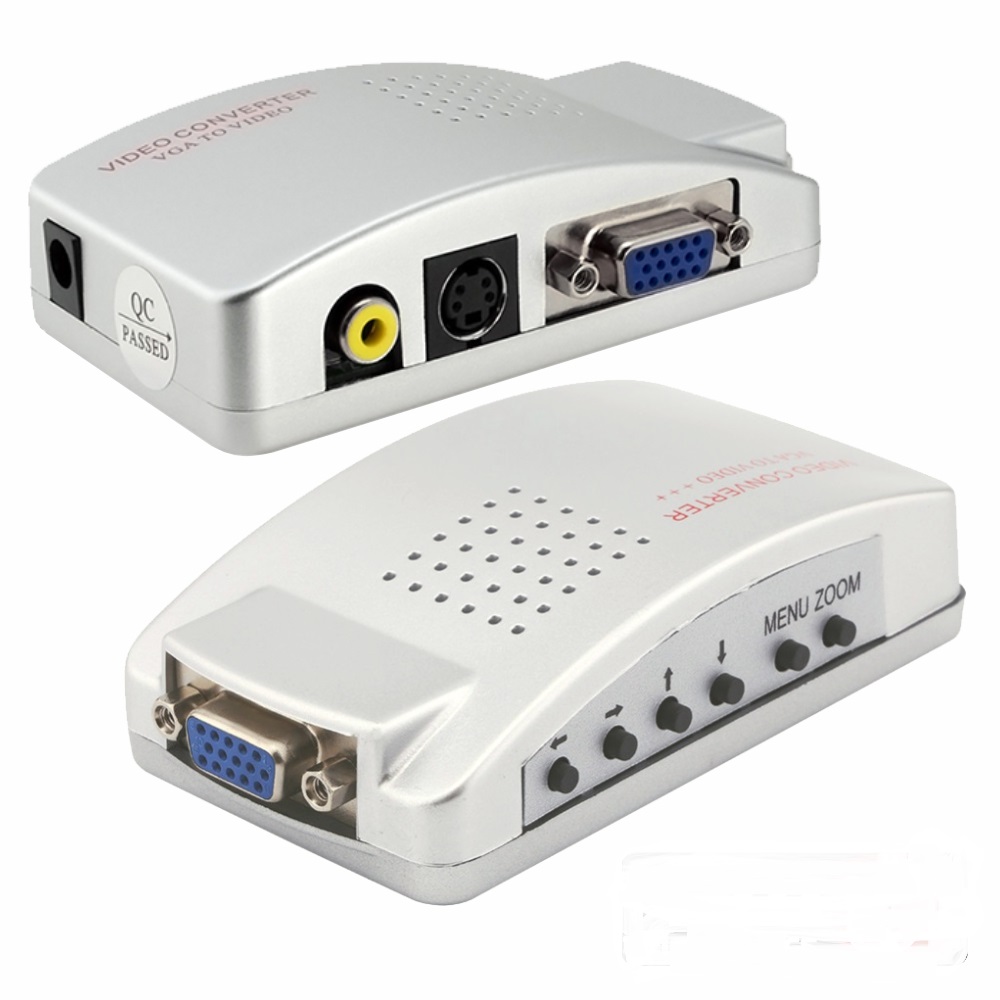 Conversor VGA + Audio para RCA + VGA + audio