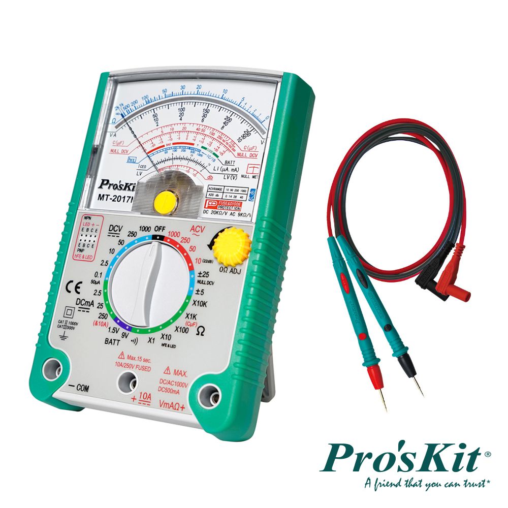 MULTIMETRO ANALOGICO PROSKIT MT-2017N