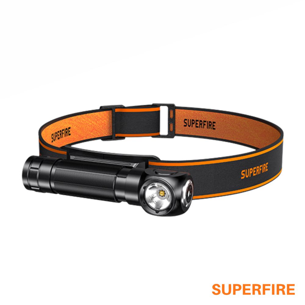 Lanterna Recarregavel  mão/cabeça 10W 1000lm IP43 Superfire