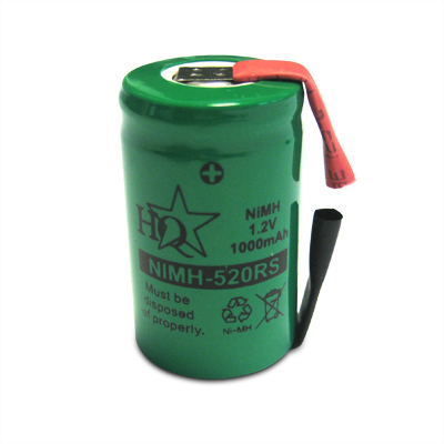 Acumulador 1,2V 1000mA c/ Terminais