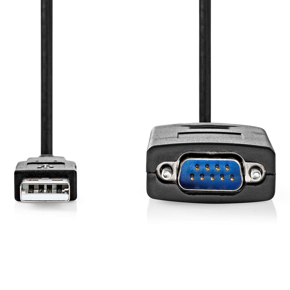Cabo Adaptador USB / Porta Serie RS232 0.9M nedis