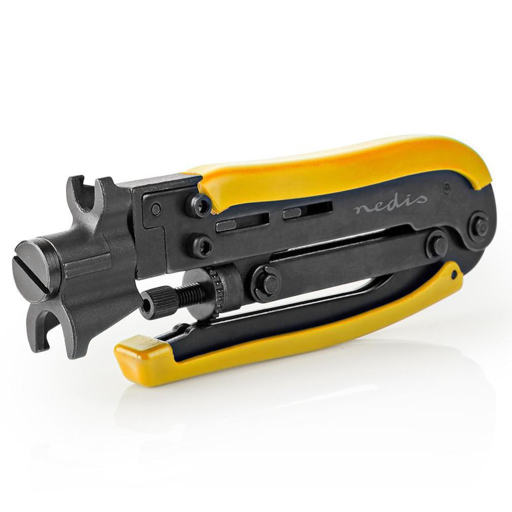 Alicate De Cravar Fichas Compressão "F" p/ RG59, RG58, RG6, RG7, RG11
