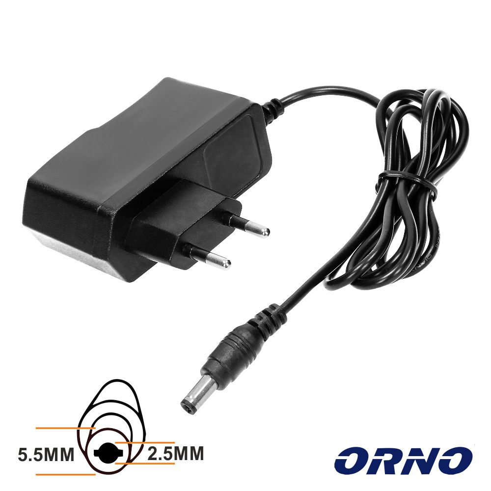 ALIMENTADOR 12V 1A Orno Ficha 5.5x2.5mm